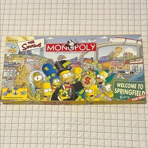 The Simpsons Monopoly Board Game 2001